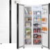 Отдельностоящий холодильник с инвертором Weissgauff WSBS 500 Inverter NoFrost White Glass