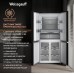 Отдельностоящий холодильник с инвертором Weissgauff WCD 590 Nofrost Inverter Premium EcoFresh Rock Glass