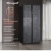 Отдельностоящий холодильник с инвертором Weissgauff WSBS 500 Inverter NoFrost Rock Glass