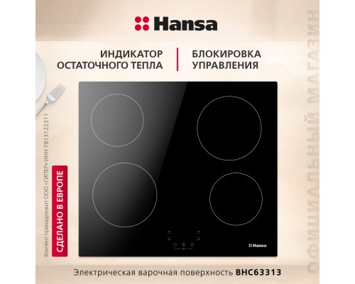 Электрическая панель Hansa BHC63313