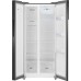 Отдельностоящий холодильник с инвертором Weissgauff WSBS 500 Inverter NoFrost Beige Glass
