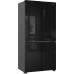 Отдельностоящий холодильник с инвертором Weissgauff WCD 510 Built-in Inverter NoFrost Black Glass