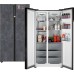 Отдельностоящий холодильник с инвертором Weissgauff WSBS 590 NoFrost Inverter Premium Rock Glass