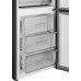 Отдельностоящий холодильник с инвертором Weissgauff WRK 185 Total NoFrost Inverter Black Glass