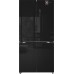 Отдельностоящий холодильник с инвертором Weissgauff WCD 510 Built-in Inverter NoFrost Black Glass
