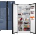 Отдельностоящий холодильник с инвертором Weissgauff WSBS 600 NoFrost Inverter Blue Glass