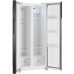 Отдельностоящий холодильник с инвертором Weissgauff WSBS 500 Inverter NoFrost White Glass