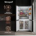 Отдельностоящий холодильник с инвертором Weissgauff WCD 590 Nofrost Inverter Premium EcoFresh Blue Glass