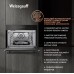 Встраиваемый компактный духовой шкаф с СВЧ Weissgauff OE 446 Black Edition