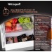 Отдельностоящий холодильник Weissgauff WFD 450 Total NoFrost Inverter Dark Grey Built-in
