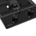 Домино газовая варочная панель Monsher MSG 33 Noir
