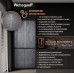 Отдельностоящий холодильник с инвертором Weissgauff WCD 590 Nofrost Inverter Premium EcoFresh Rock Glass