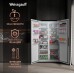 Отдельностоящий холодильник с инвертором Weissgauff WSBS 1036 Inverter NoFrost Premium White Glass