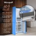 Отдельностоящий холодильник с инвертором Weissgauff WCD 450 Rock Glass NoFrost Inverter
