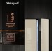 Отдельностоящий холодильник с инвертором Weissgauff WSBS 500 Inverter NoFrost Beige Glass