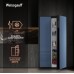 Отдельностоящий холодильник с инвертором Weissgauff WSBS 600 NoFrost Inverter Blue Glass