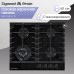 Газовая варочная панель из закаленного стекла Zigmund & Shtain MN 185.61 B