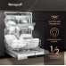 Встраиваемая посудомоечная машина Weissgauff BDW 6151 Inverter Touch AutoOpen Timer Floor