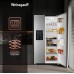 Отдельностоящий холодильник с инвертором и генератором льда Weissgauff WSBS 695 NFX Inverter Ice Maker