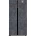 Отдельностоящий холодильник с инвертором Weissgauff WSBS 600 NoFrost Inverter Rock Glass