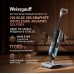 Вертикальный беспроводной пылесос сухой и влажной уборки (2 в 1) Weissgauff V22 BLDC 250 Graphite DoubleSide AquaPro SelfDry
