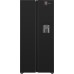 Отдельностоящий холодильник с инвертором и подачей воды Weissgauff WSBS 600 B NoFrost Inverter Water Dispenser