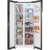Отдельностоящий холодильник с инвертором Weissgauff WSBS 500 Inverter NoFrost Black Glass