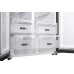 Отдельностоящий холодильник с инвертором Weissgauff WSBS 600 NoFrost Inverter Rock Glass