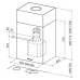 Островная вытяжка Faber Cubia IS.Gloss Plus EV8 WH A60 335.0502.100