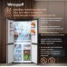 Отдельностоящий холодильник с инвертором Weissgauff WCD 450 Dark Grey NoFrost Inverter