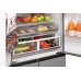 Отдельностоящий холодильник Weissgauff WFD 450 Built-in Inverter NoFrost Inox