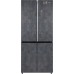 Отдельностоящий холодильник с инвертором Weissgauff WCD 590 Nofrost Inverter Premium EcoFresh Rock Glass