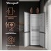 Отдельностоящий холодильник с инвертором Weissgauff WRK 2000 Total NoFrost Inverter Inox