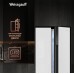 Отдельностоящий холодильник с инвертором Weissgauff WSBS 500 Inverter NoFrost White Glass