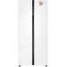 Отдельностоящий холодильник с инвертором Weissgauff WSBS 500 Inverter NoFrost White Glass