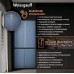 Отдельностоящий холодильник с инвертором Weissgauff WCD 590 Nofrost Inverter Premium EcoFresh Blue Glass