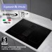 Стеклокерамическая варочная панель Zigmund & Shtain CIS 311.75 BX с вытяжкой