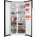 Отдельностоящий холодильник с инвертором Weissgauff WSBS 600 NoFrost Inverter Bru Steel Glass