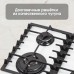 Газовая варочная панель из закаленного стекла Zigmund & Shtain MN 197.61 W