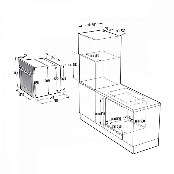 Духовой шкаф GORENJE BP6138B