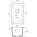 Мойка Rivelato BERKANA 25 BK-25 nero