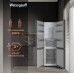 Отдельностоящий холодильник Weissgauff WRK 195 D Full NoFrost Bru Steel Glass
