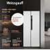 Отдельностоящий холодильник с инвертором Weissgauff WSBS 450 WNF Built-in