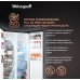 Отдельностоящий холодильник с инвертором Weissgauff WSBS 1036 Inverter NoFrost Premium Dark Inox