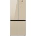 Отдельностоящий холодильник с инвертором Weissgauff WCD 590 Nofrost Inverter Premium EcoFresh Gold Glass
