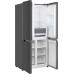 Отдельностоящий холодильник с инвертором Weissgauff WCD 450 Dark Grey NoFrost Inverter