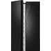Отдельностоящий холодильник с инвертором Weissgauff WSBS 1036 Inverter NoFrost Premium Black Glass