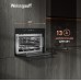 Встраиваемый компактный духовой шкаф с СВЧ Weissgauff OE 446 Black Edition