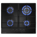 Газовая варочная панель Meferi MGH604BK GLASS POWER