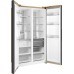 Отдельностоящий холодильник с инвертором Weissgauff WSBS 1036 Inverter NoFrost Premium Champagne Glass